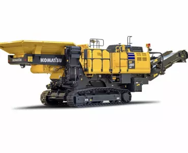 Komatsu BR380JG-3 mobile jaw crusher