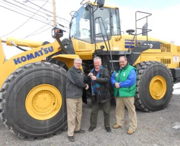 Atlantic Coal take delivery of Komatsu machines