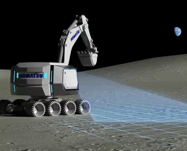 Komatsu on the Moon