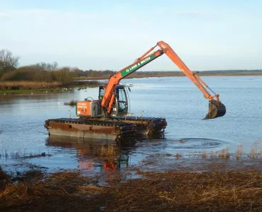 Land & Water's amphibious excavator