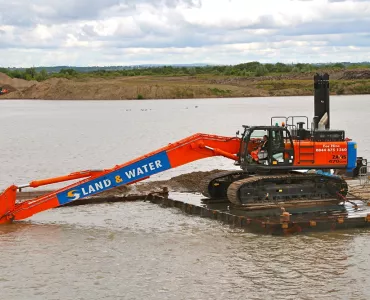 Long-reach excavator