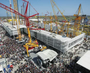 Liebherr stand at Bauma