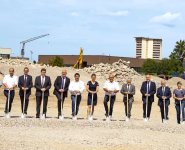 Liebherr ground-breaking ceremony