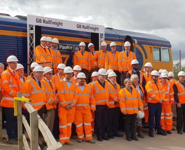 Locomotive naming ceremony