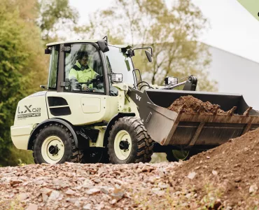 Prototype LX2 compact electric loader