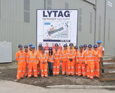 Lytag's new LWA plant in North Yorkshire