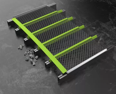 Flex-Mat high-vibration wire screen