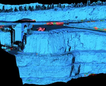 Maptek quarry face safety monitoring