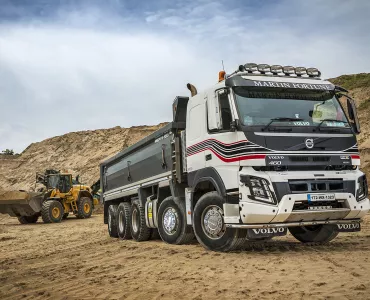 Volvo FMX tipper truck