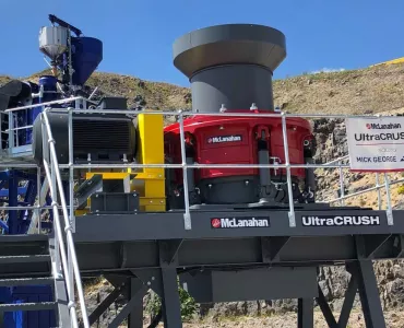 McLanahan's UltraCRUSH modular cone crusher