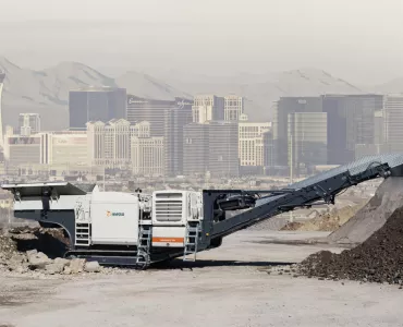 Metso Lokotrack Urban mobile crushing plant