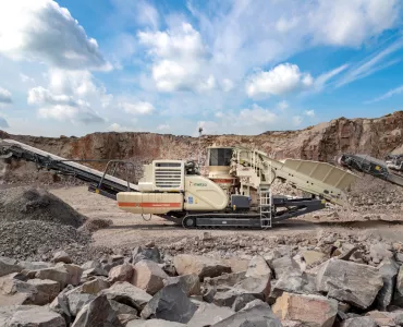 Metso LT200HP mobile crushing plant