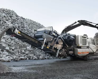 Metso Lokotrack impact crusher