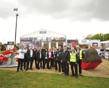 Miller staff at Plantworx 2013