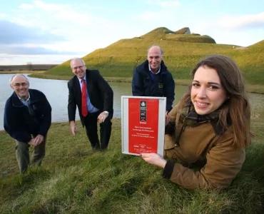 Miss World at Northumberlandia