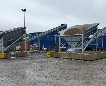 Haith mobile aggregate bagging system