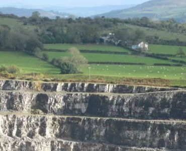 Quarry and landscape