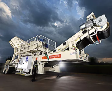 Metso Nordwheeler portable plant