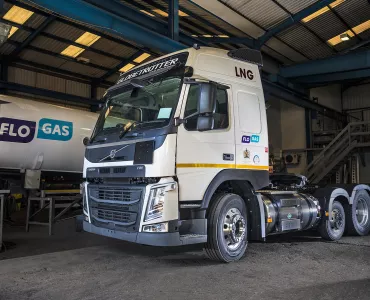 Bio-LNG-powered Volvo truck