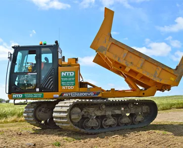 Morooka slewing tracked dumper