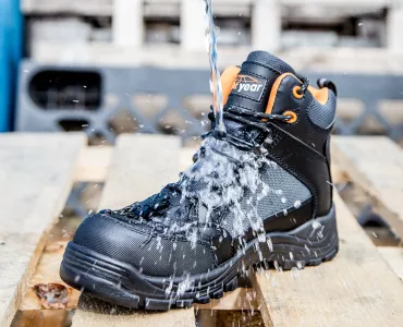 Waterproof safety boot