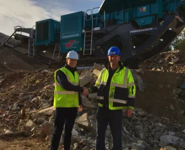 New Powerscreen crusher for Britaniacrest Recycling