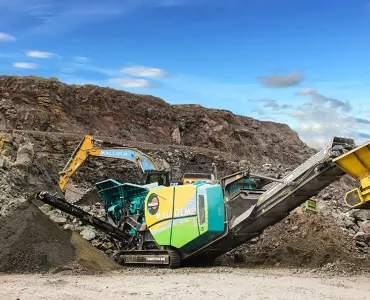 Powerscreen Premiertrak 600 mobile jaw crusher