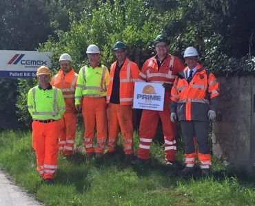 Pallett Hill Quarry workers