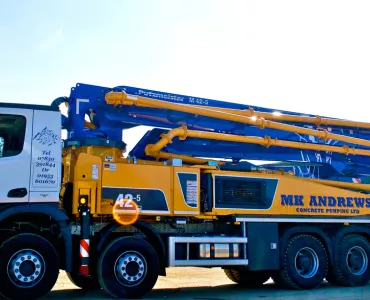 Putzmeister five-section concrete pump