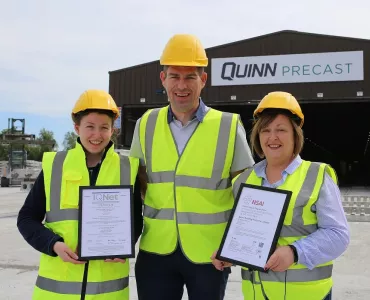 Quinn Precast achieve ISO 45001
