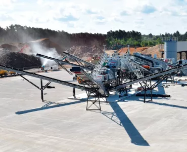 R Collard recycling plant