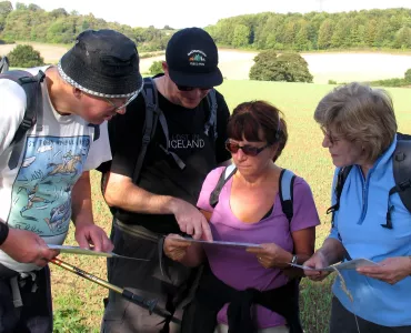 Ramblers map reading