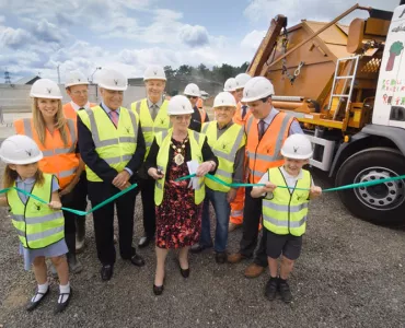 Raymond Brown open new recycling facility