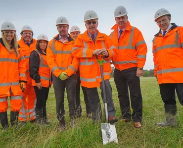 Construction work starts at Roke Manor Quarry