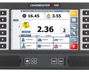Loadmaster a100 on-board weighing system