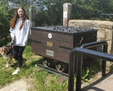 Replica coal wagon