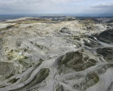 Cornish china clay pit