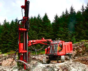 Sandvik DX800 drill rig