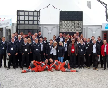 Sandvik staff at Hillhead 2014