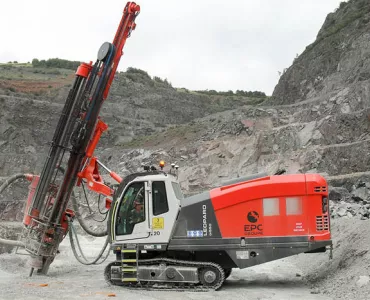 Sandvik Leopard D1550 drill rig