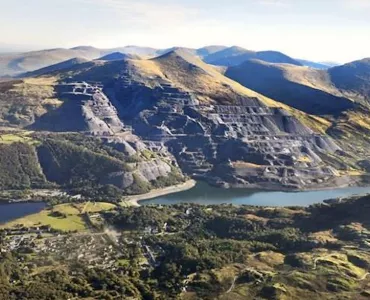 Welsh slate landscape