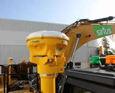 Trimble machine control solution for The Sirius Group 