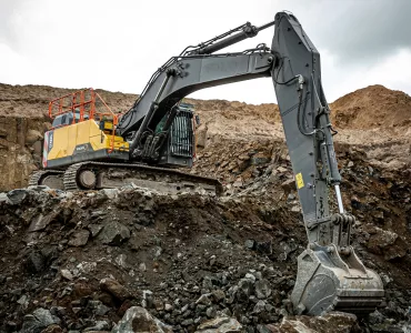 Volvo EC480E long-reach excavator