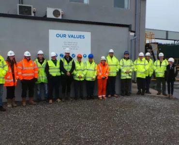 CIWM members at Aberthaw