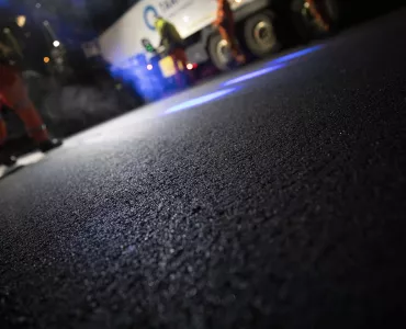 Tarmac asphalt on A11