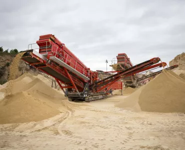 Terex Finlay machines at Barnsdale Bar Quarry