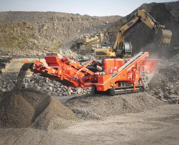 Terex Finlay I-100RS horizontal impact crusher