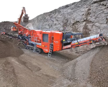 Terex Finlay I-140 impact crusher