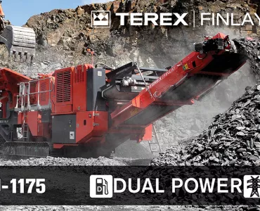 Terex Finlay J-1175 dual-power jaw crusher