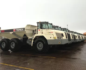 Terex TA400 articulated dumptrucks